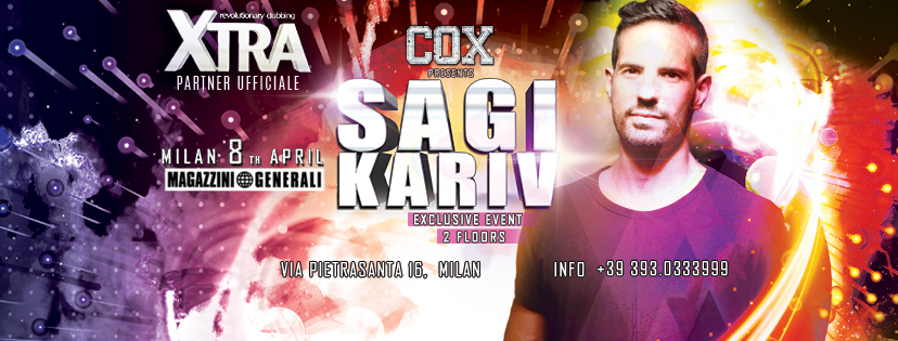 Sagi Kariv DJ milan milano esclusive